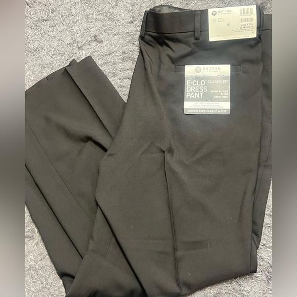 Haggar Other - NWT Haggar E-Clo Black Dress Pants!